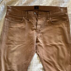J. Crew Men's Tan Slim Jeans